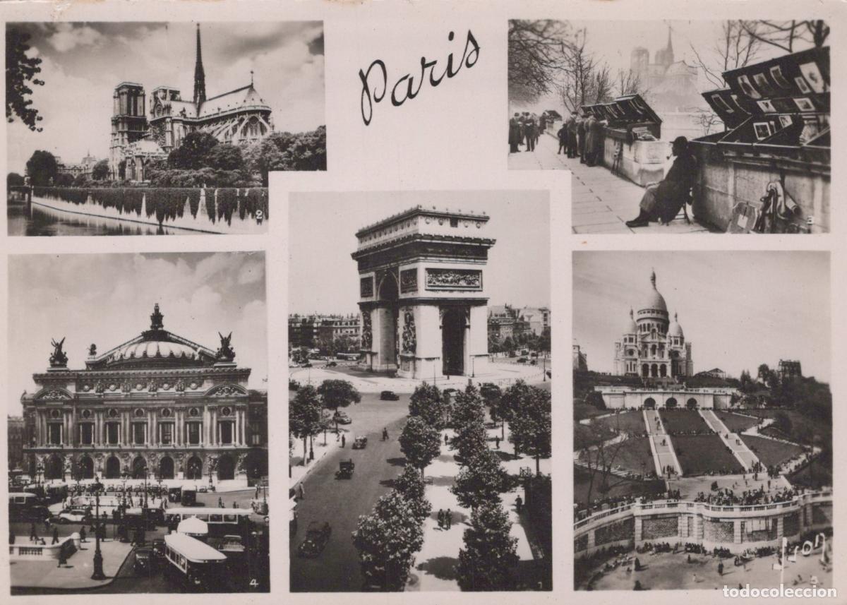 Postcards: France Paris &Icirc;le de Vues de Monuments Embl&eacute;matiques Unposted *YAD795