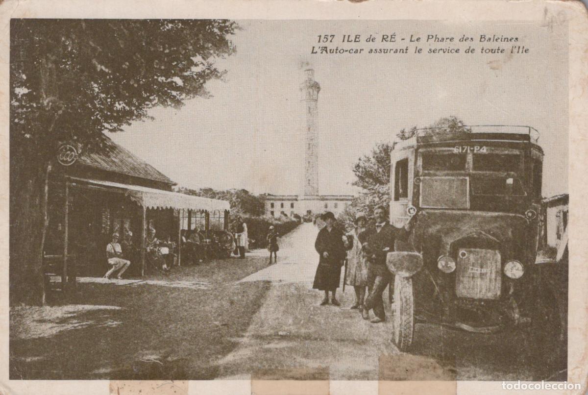 Postales: France Ile de R&eacute; Phare des Baleines Autocar Service *YAD820