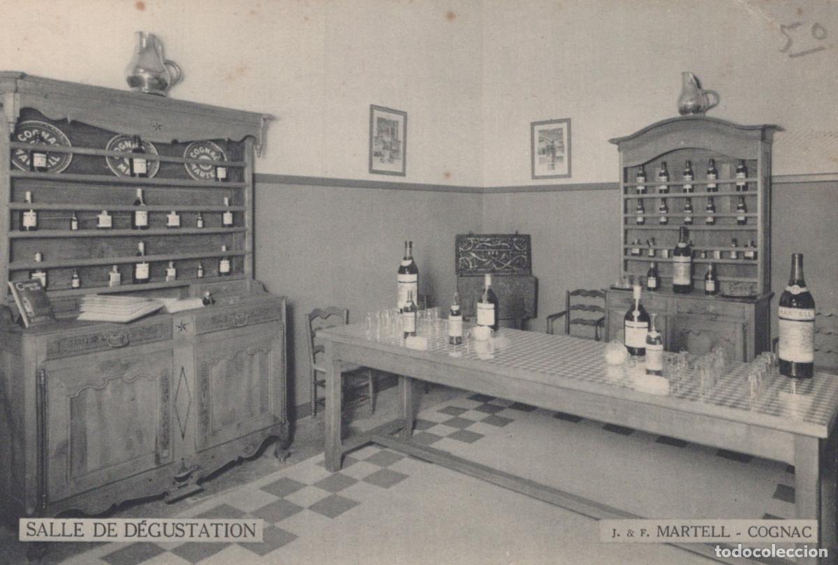 Postales: France Cognac Salle de D&eacute;gustation J F Martell Int&eacute;rieur Unposted *YAD850