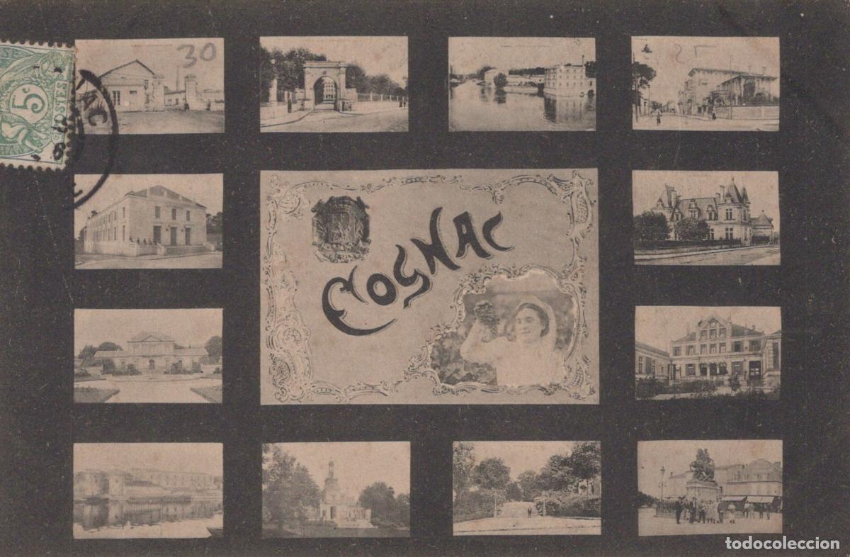 Postales: France Cognac Vues Multiples Architecture Portrait Affranchie *YAD855