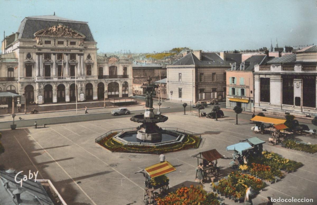 Postales: France Cherbourg Place du General de Gaulle Theatre *YAD885