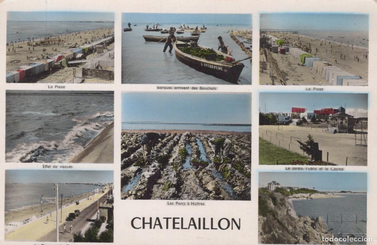 Postales: France Chatelaillon Multivues Plage Ostriculture Posted *YAD881
