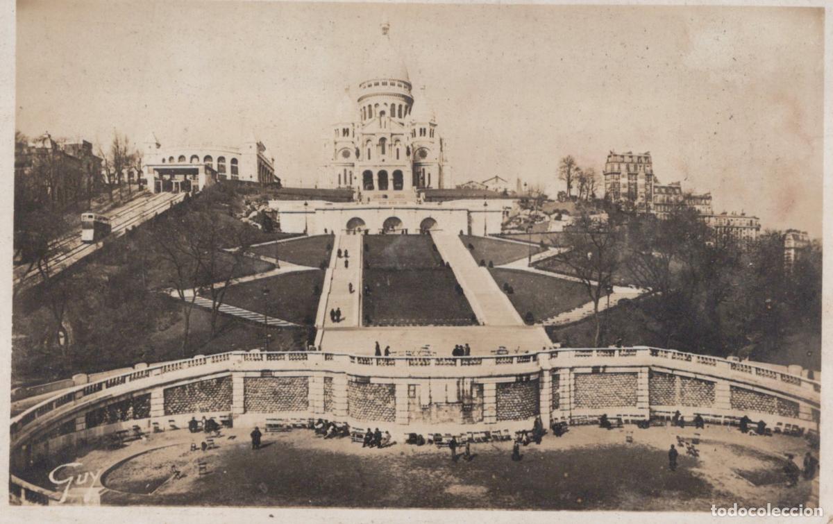Cartes Postales: France Paris &Icirc;le de Sacr&eacute; C&oelig;ur Escalier Monumental Architecture 1941 *YAD916