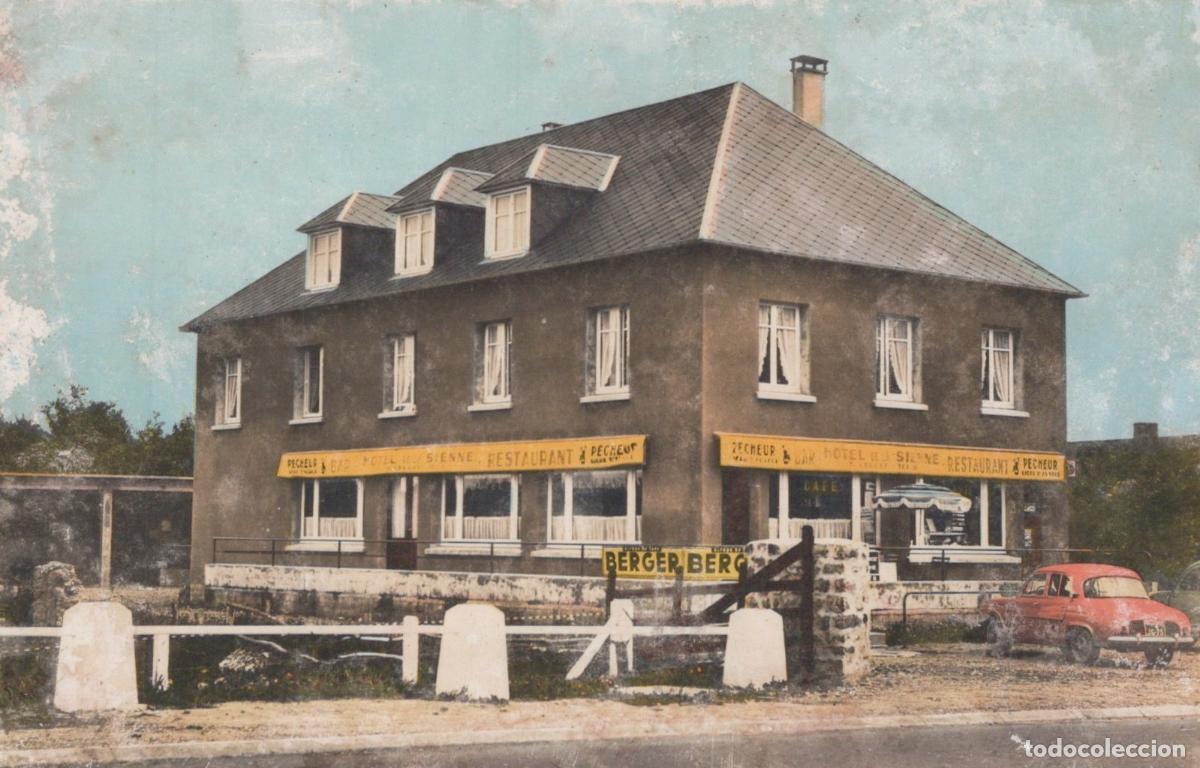 Postais: France Orval H&ocirc;tel Restaurant de la Sienne P&ecirc;che Real Photo Unposted *YAD882
