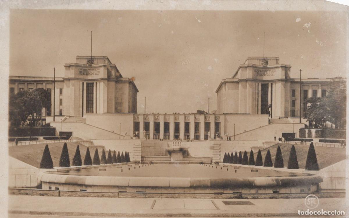 Postales: France Paris &Icirc;le de Palais de Chaillot Architecture Monumentale Unposted *YAD907