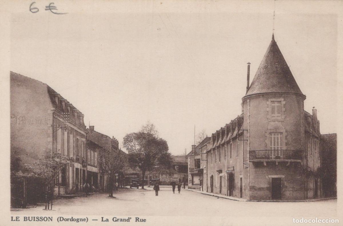 Postales: France Le Buisson La Grand Rue Architecture Locale Unposted *YAD986