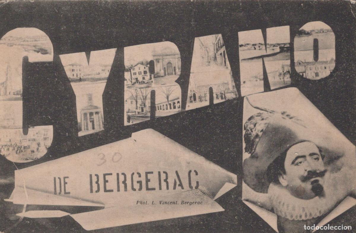 Postales: France Bergerac Cyrano de Portrait Litt&eacute;raire *YAD947