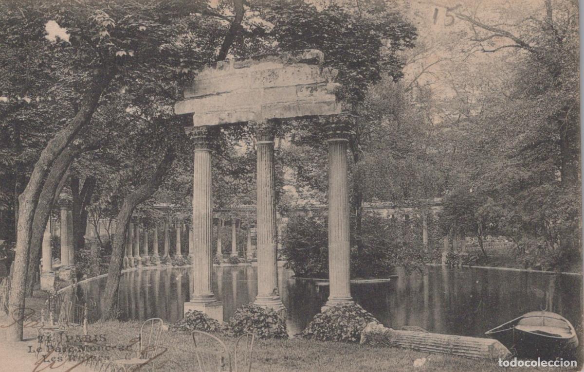 Postales: France Paris &Icirc;le de Parc Monceau Ruines Naumachie Architecture *YAD952