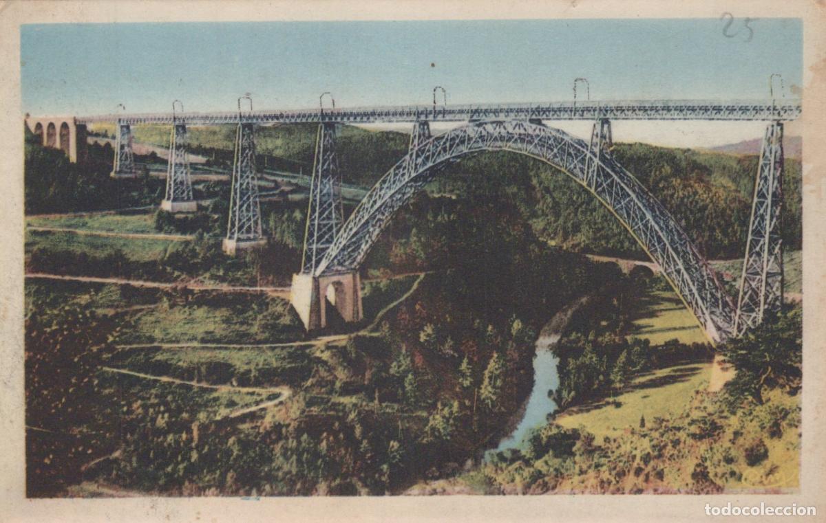 Postales: France Garabit Cantal Viaduc de Pont Ferroviaire sur la Truy&egrave;re *YAD993