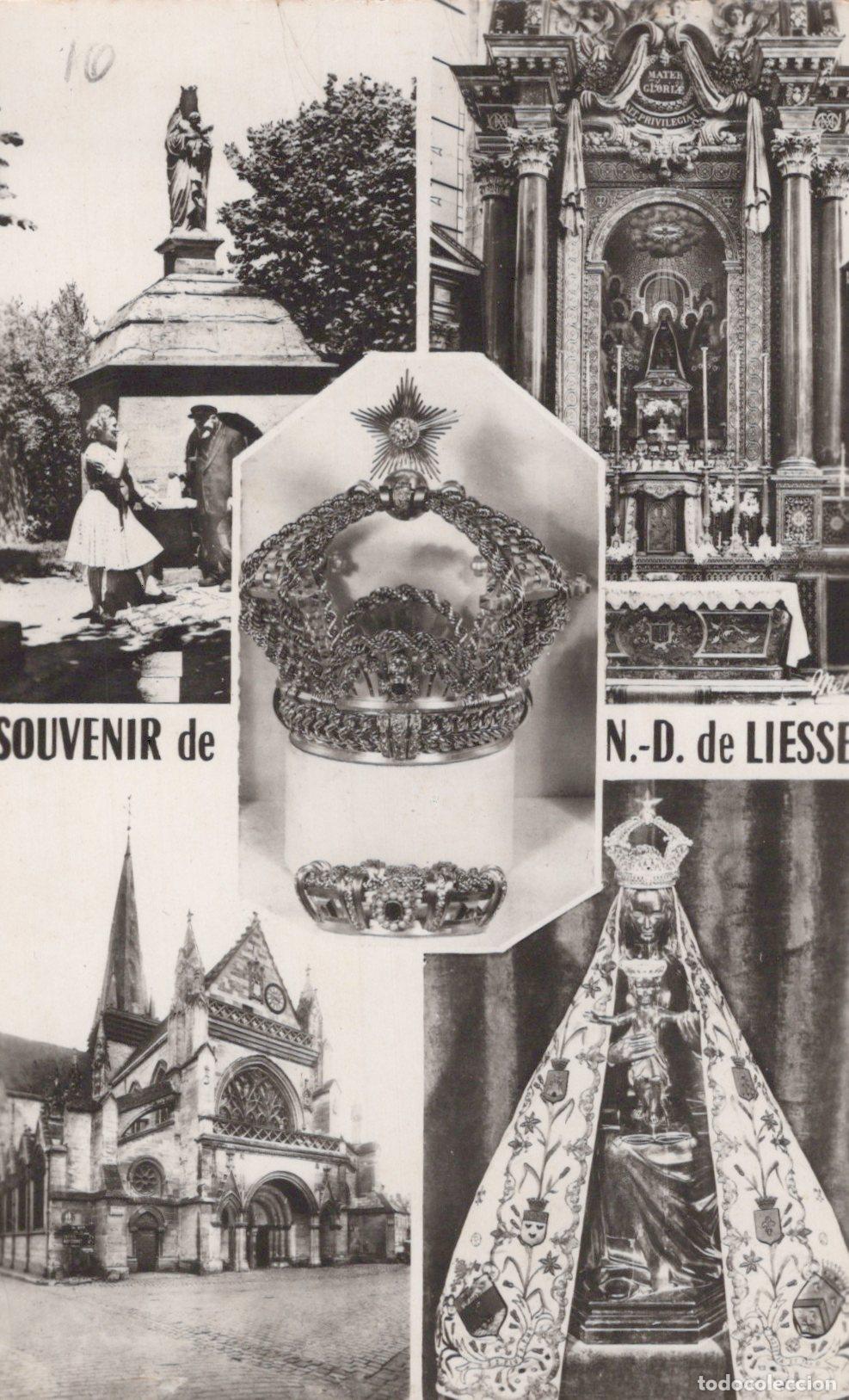 Postcards: France Liesse Sanctuaire Notre Dame Architecture Real Photo Unposted *YAD143