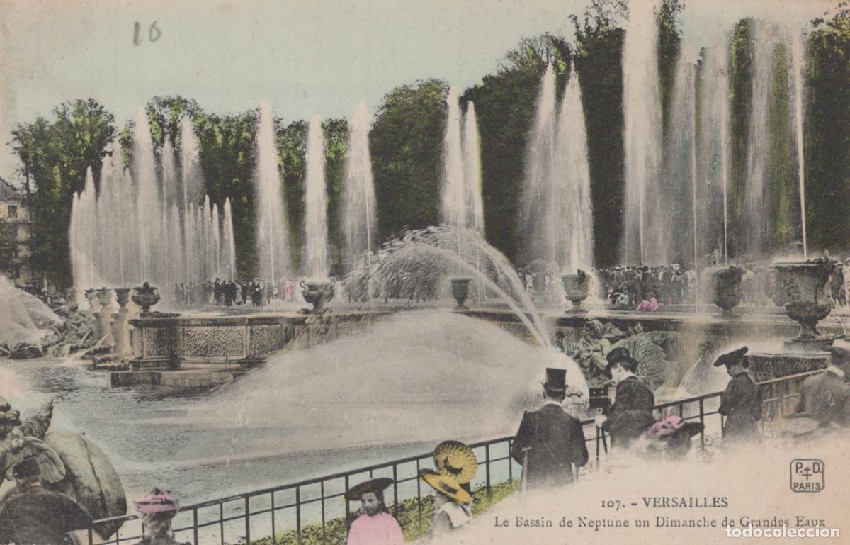 Postales: France Versailles &Icirc;le de Bassin de Neptune Grandes Eaux Ayant Circul&eacute; *YAD957