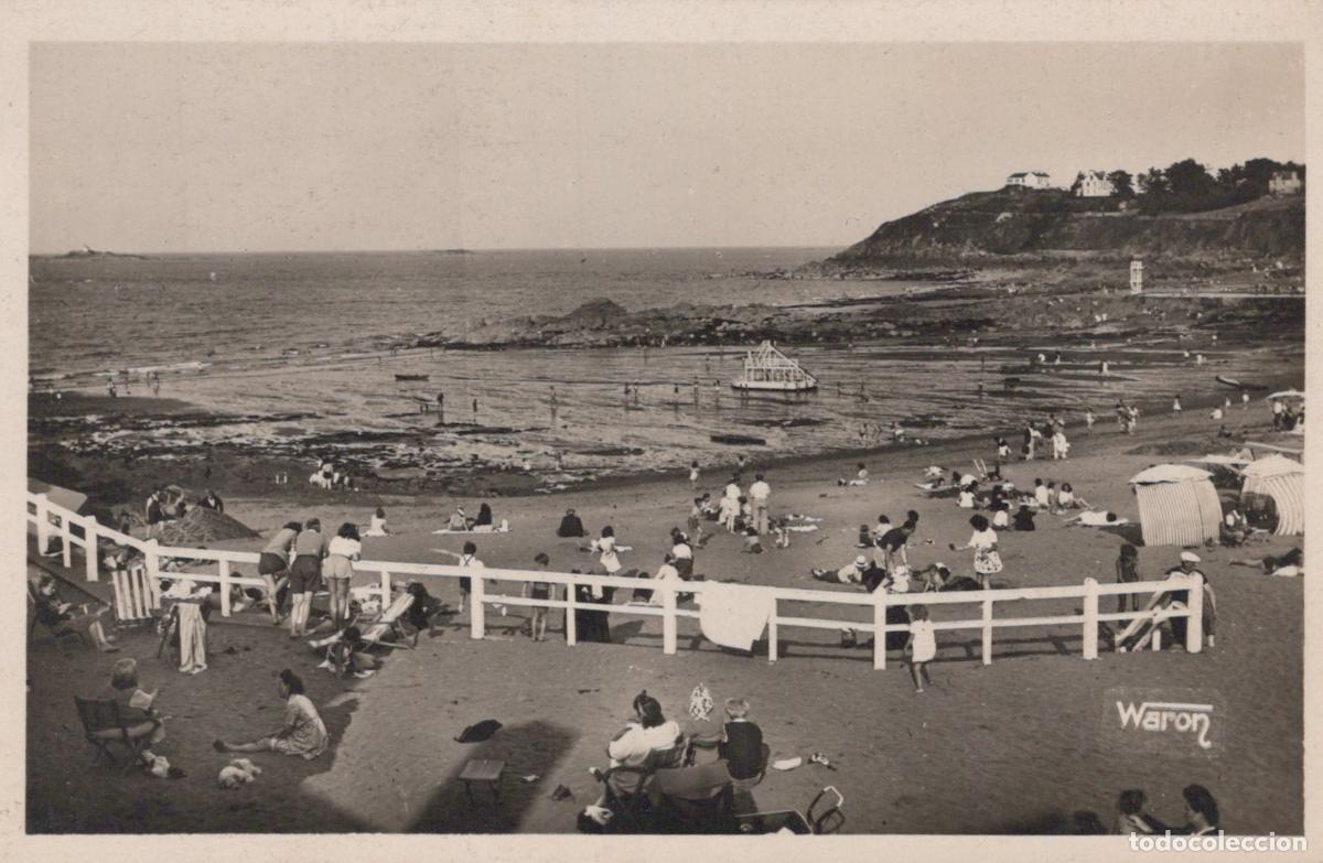 Postkarten: France Saint Quay Portrieux Bretagne Plage Anim&eacute;e Sc&egrave;ne Unposted *YAD051