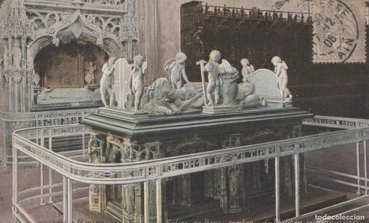 Postkarten: France Bourg en Bresse &Eacute;glise de Brou Tombeau Post&eacute;e *YAD037