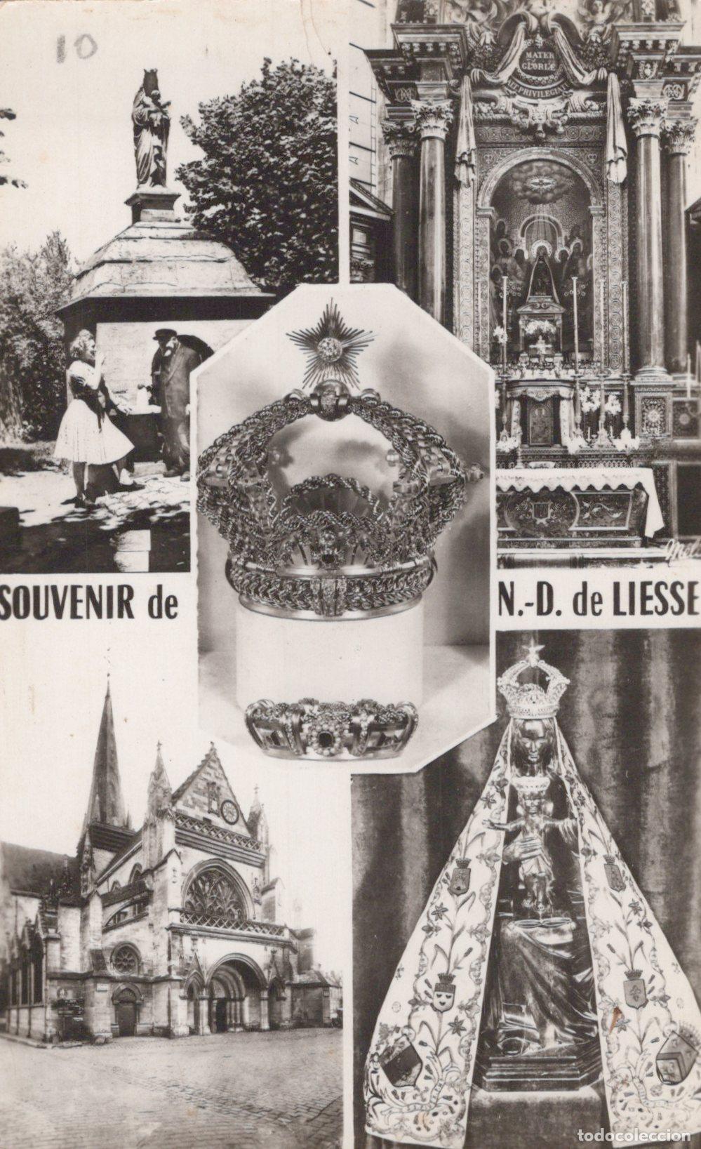 Postkarten: France Liesse Notre Dame Sanctuaire Basilique Real Photo Unposted *YAD142