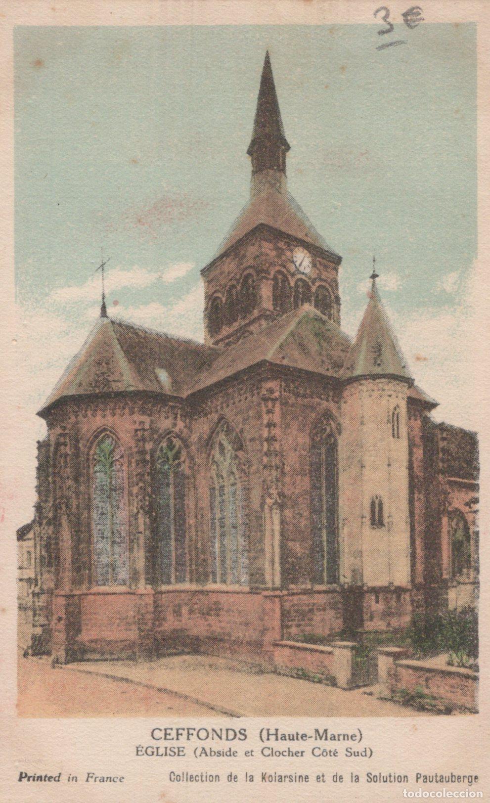 Postcards: France Ceffonds &Eacute;glise Architecture Religieuse Abside Clocher Post&eacute;e *YAD182