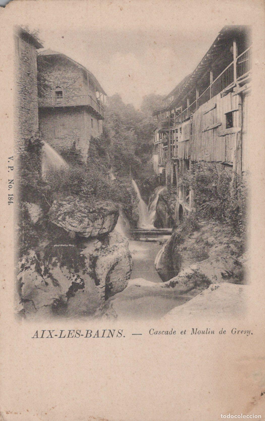 Postcards: France Aix les Bains Cascade et Moulin de Gr&eacute;sy Architecture Post&eacute;e *YAD197
