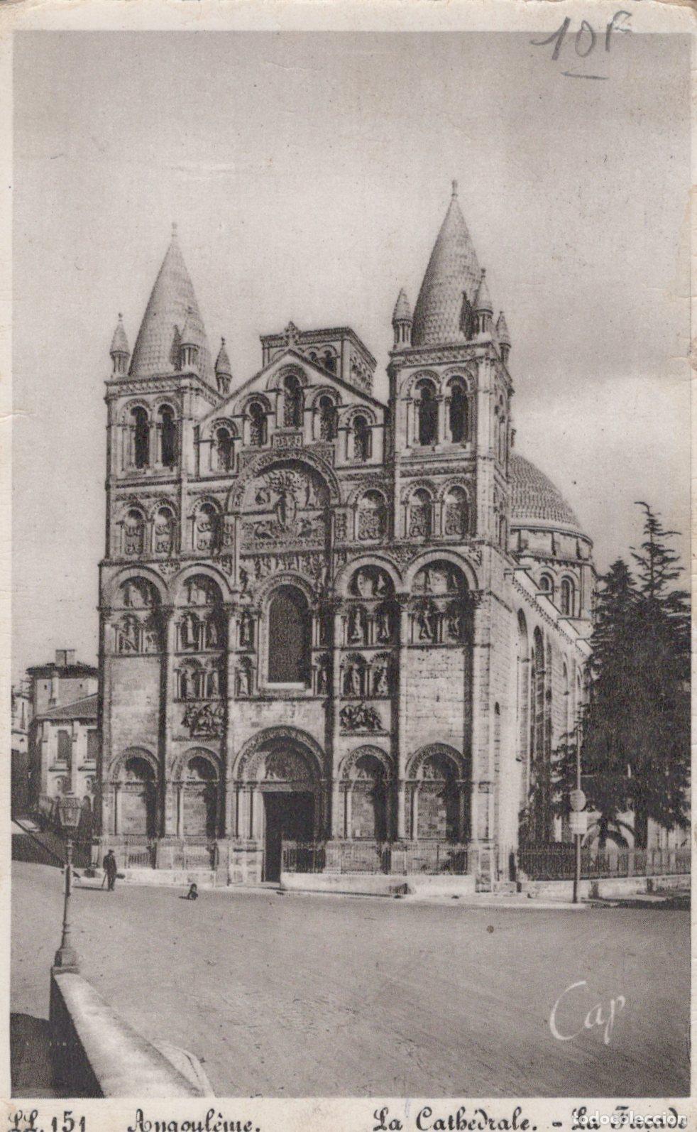 Postales: France Angouleme Cath&eacute;drale Saint Pierre Fa&ccedil;ade *YAD168