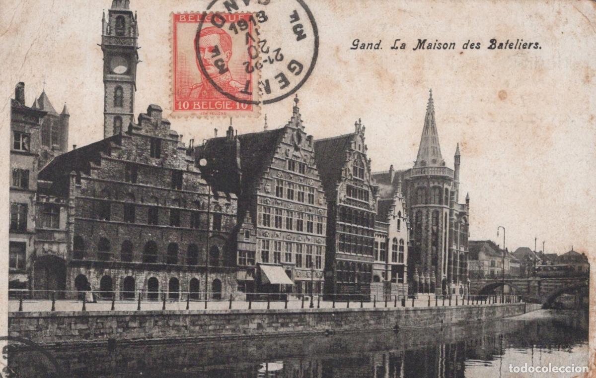Postales: Belgique Ghent Gand Flandre Orientale Maison des Bateliers Canal Lys *YAD262