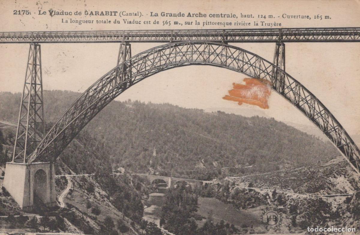 Postcards: France Garabit Viaduc de Grande Arche Rivi&egrave;re Truy&egrave;re *YAD272