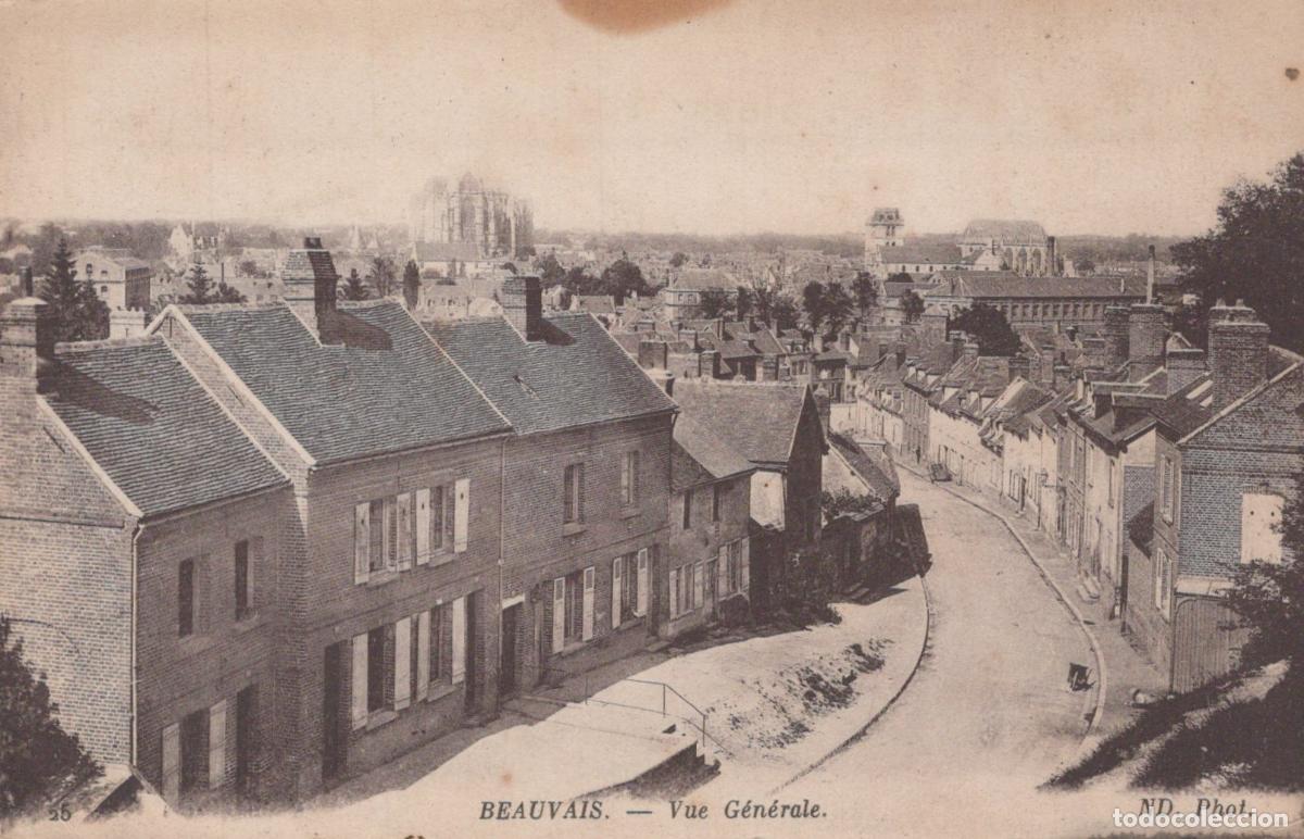 Postcards: France Beauvais Hauts de Vue G&eacute;n&eacute;rale Ville Architecture Cath&eacute;drale *YAD277