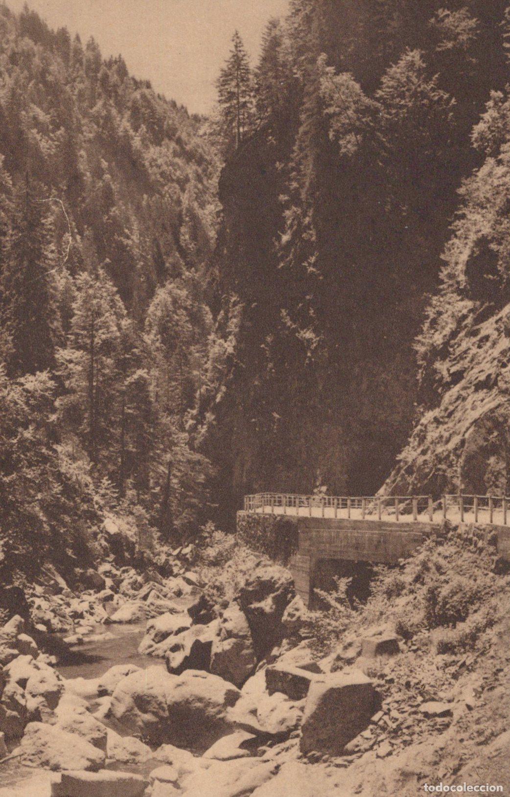 Postcards: France Flumet Gorges de L Arly Paysage Route et Pont *YAD248