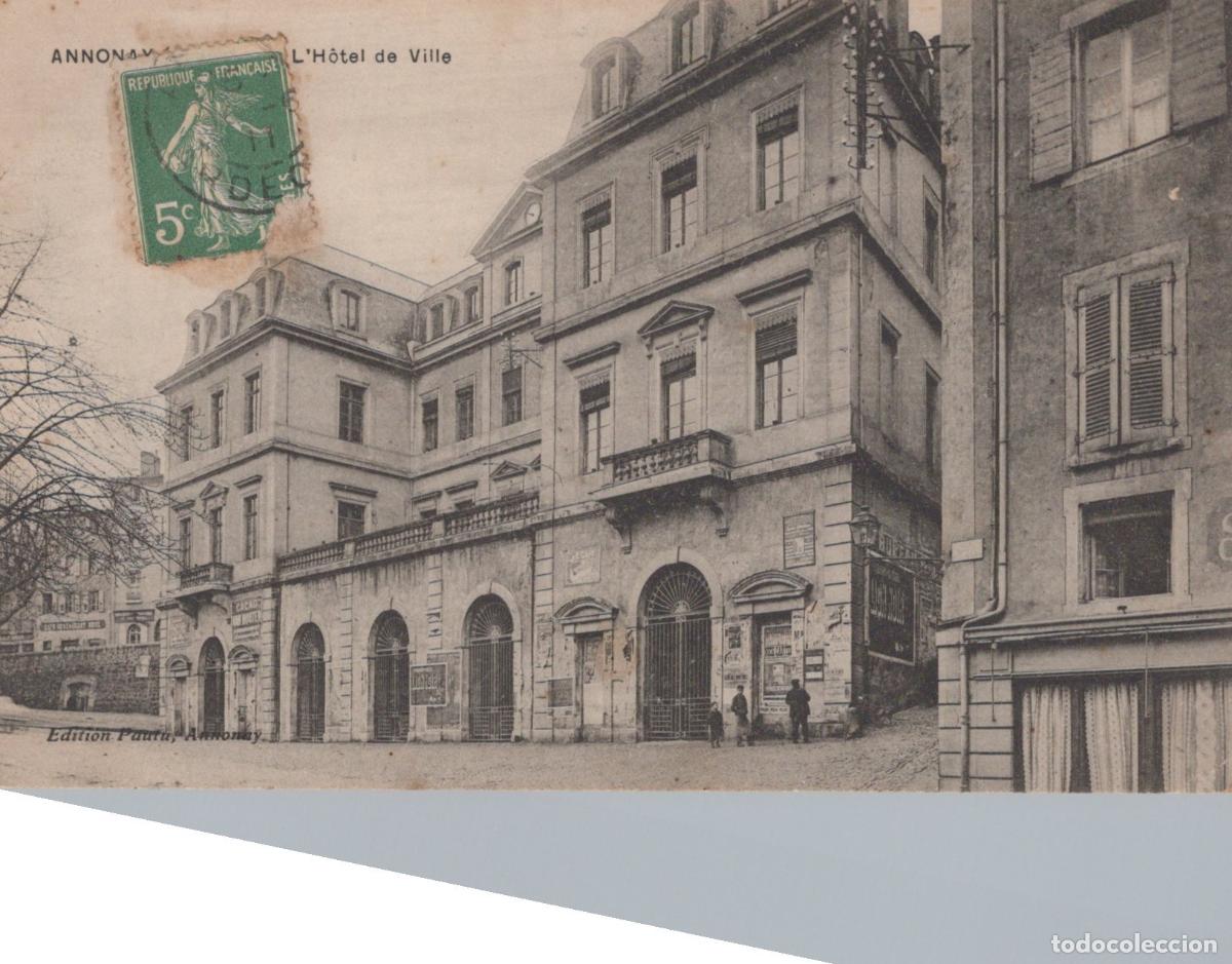 Postcards: France Annonay L H&ocirc;tel de Ville Architecture Historique *YAD263