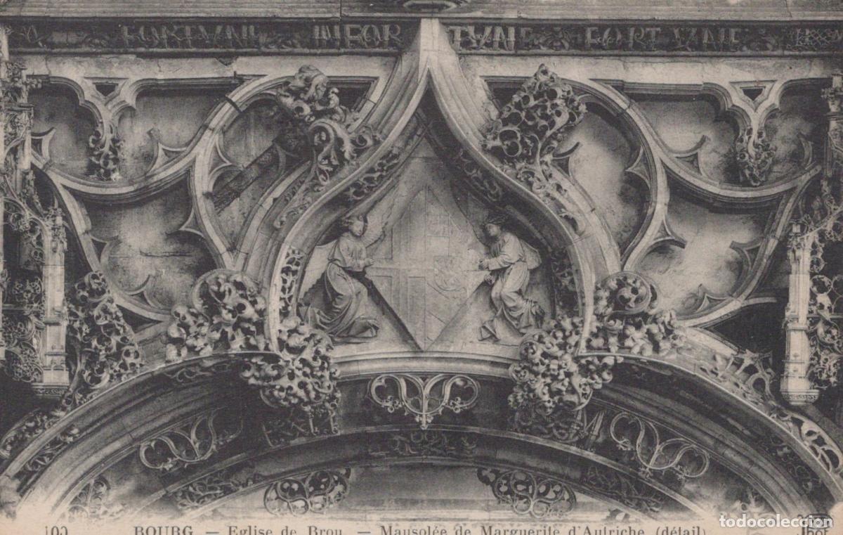 Postkarten: France Bourg en Bresse &Eacute;glise de Brou Mausol&eacute;e Marguerite D Unposted *YAD293