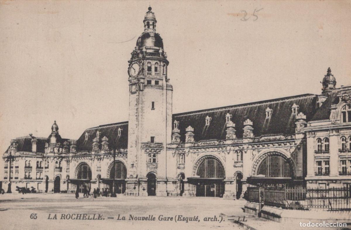 Postkarten: France La Rochelle Nouvelle Gare Posted *YAD387