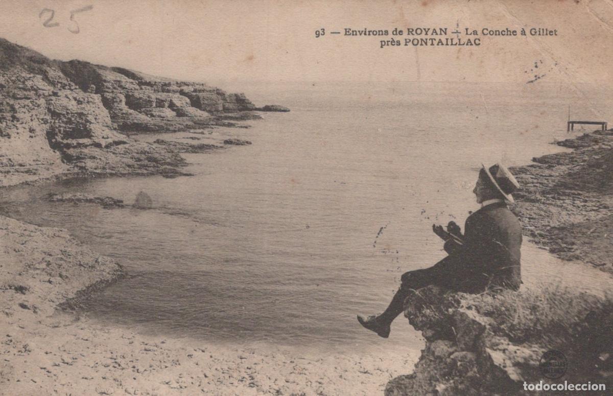 Postcards: France Royan N Aquitaine la Conche &Agrave; Gillet Paysage C&ocirc;tier 1908 *YAD427