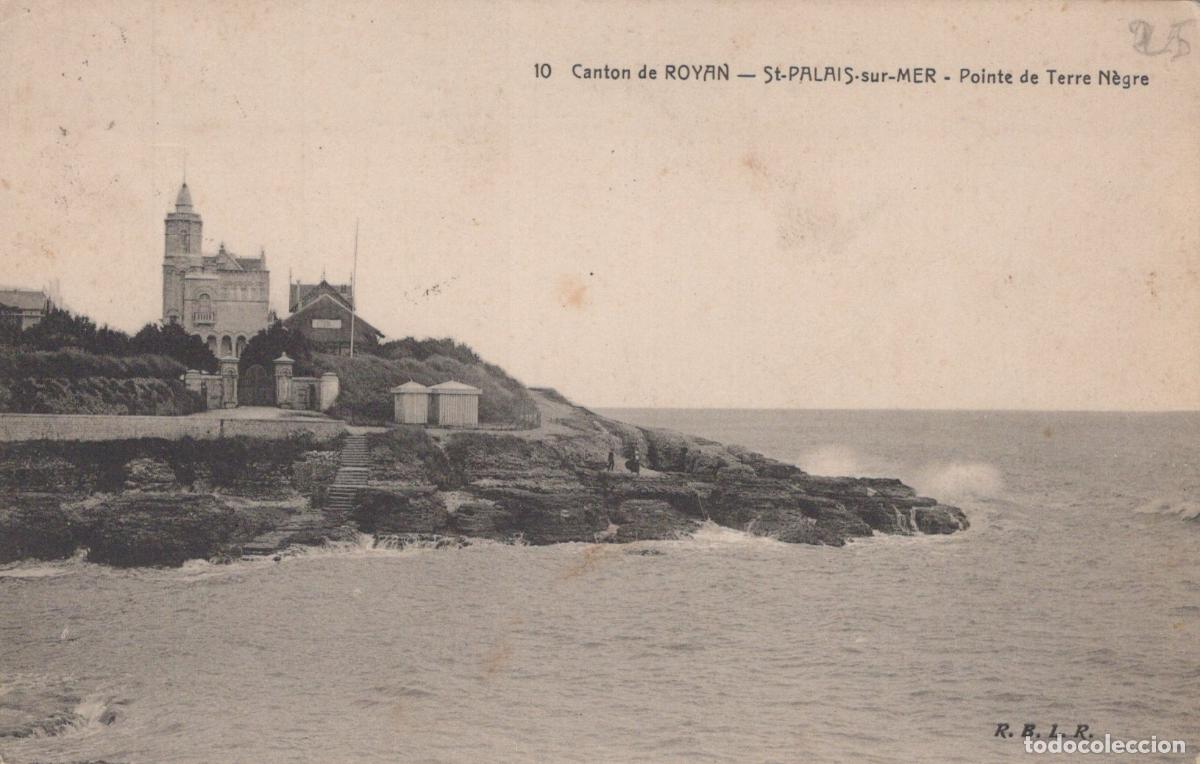 Postcards: France St Palais sur Mer Pointe de Terre N&egrave;gre Paysage C&ocirc;tier Avec Villa *YAD432