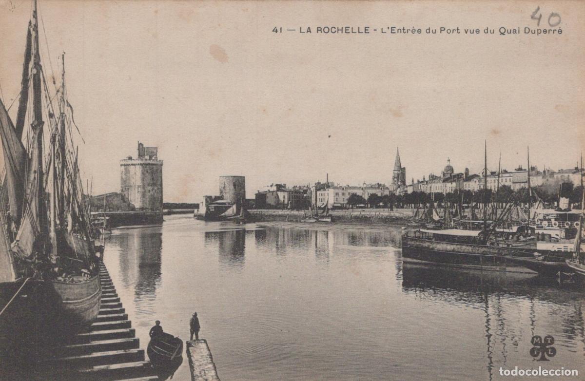 Postcards: France La Rochelle L Entr&eacute;e du Port Vue Quai Duperr&eacute; *YAD487