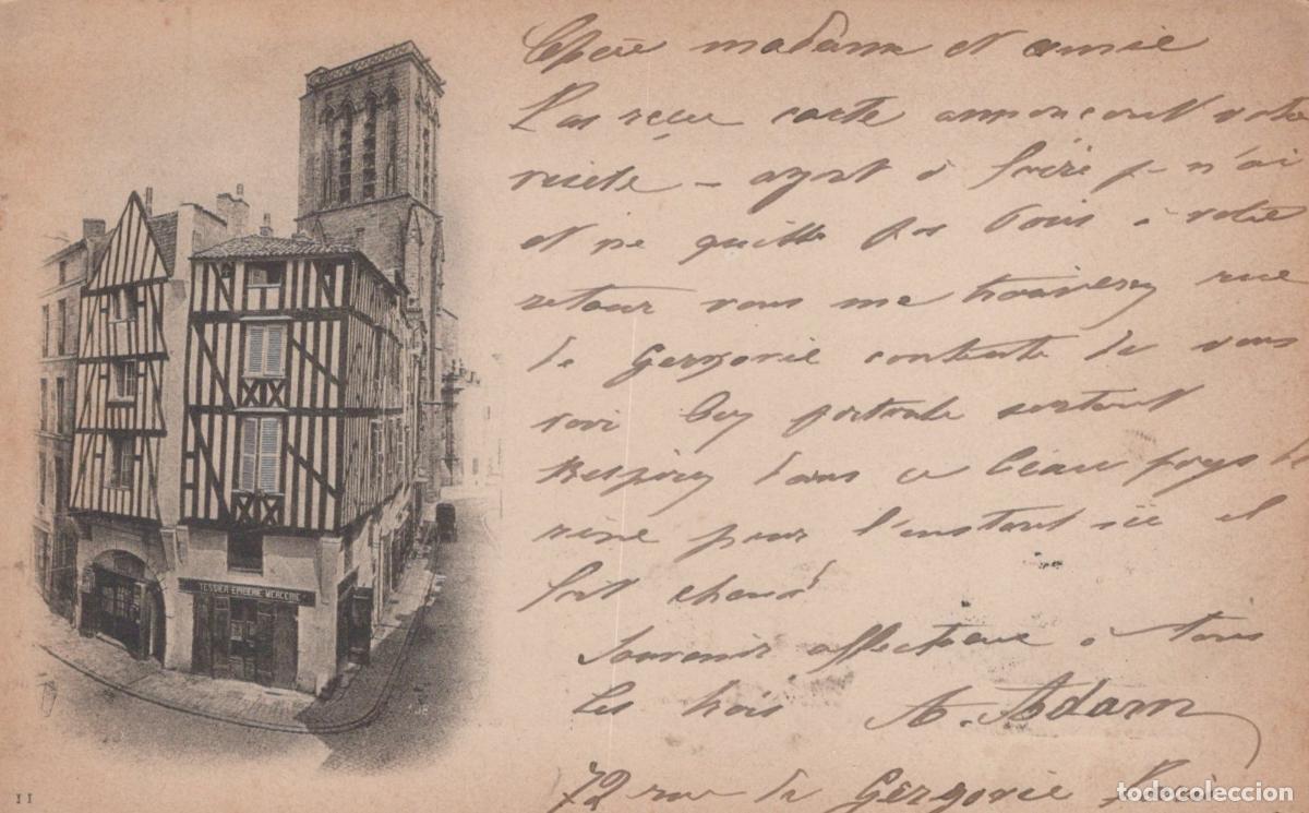 Postcards: France Rennes Maisons &Agrave; Colombages Tour *YAD492