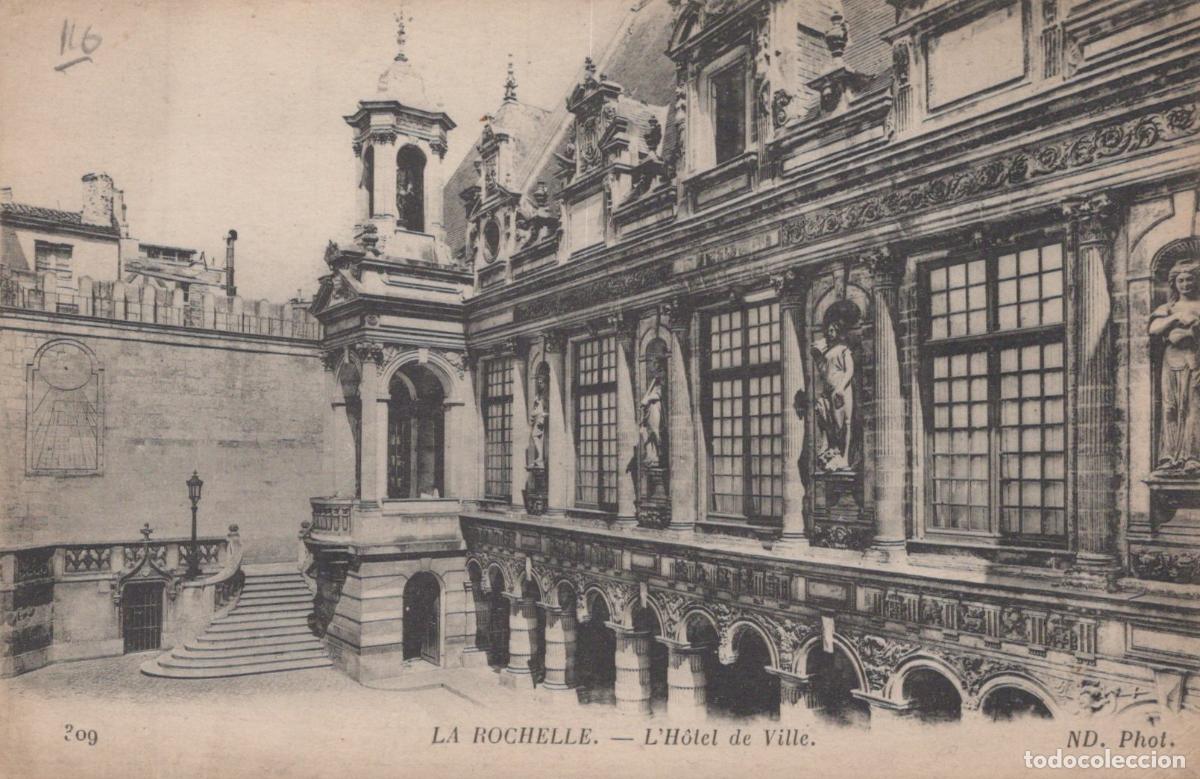 Postcards: France La Rochelle H&ocirc;tel de Ville Architecture Renaissance *YAD497