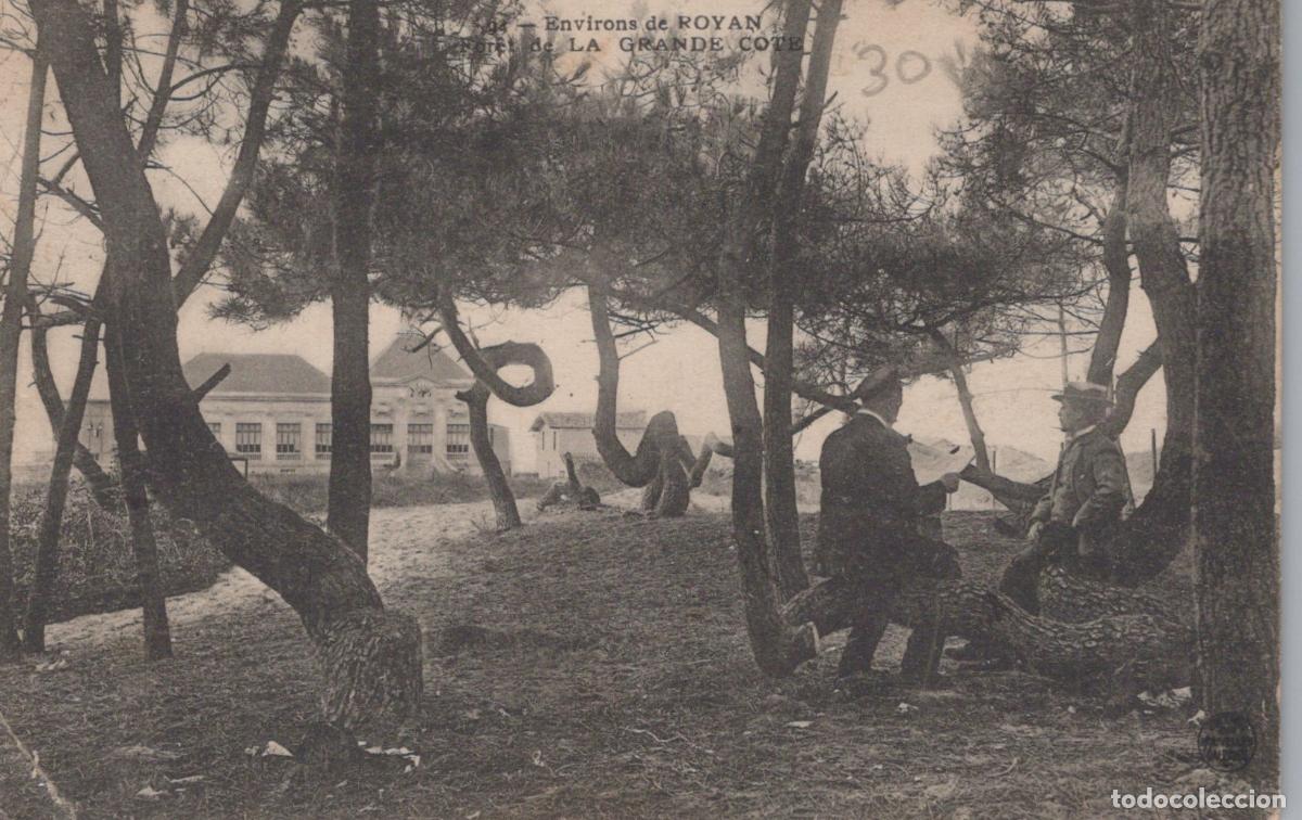 Postcards: France Royan For&ecirc;t Grande C&ocirc;te H&ocirc;tel Personnes 1919 *YAD433