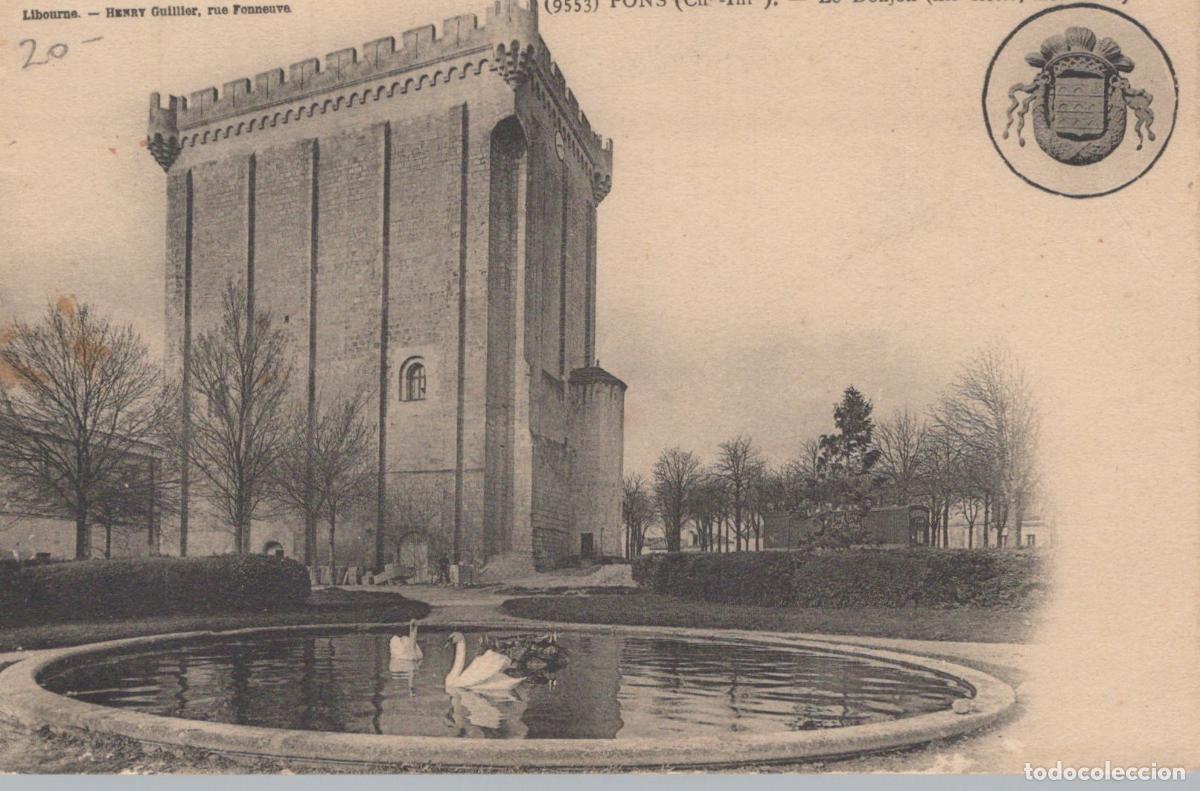 Postcards: France Pons Le Donjon Xiie Si&egrave;cle Architecture Affranchie *YAD458