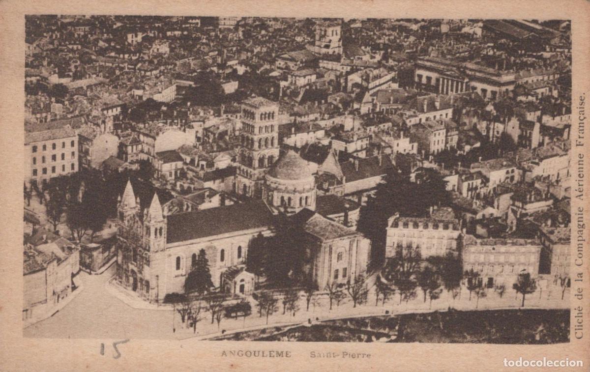 Postkarten: France Angoul&ecirc;me Angouleme Cath&eacute;drale Saint Pierre Vue A&eacute;rienne Unposted *YAD547
