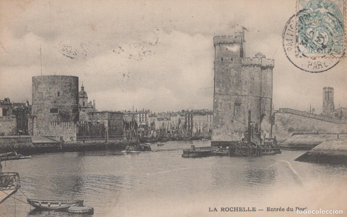 Postkarten: France La Rochelle Entr&eacute;e Port Tours Fortifi&eacute;es *YAD478