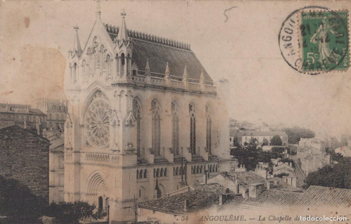 Postkarten: France Angouleme La Chapelle des B&eacute;zines Architecture Gothique *YAD552