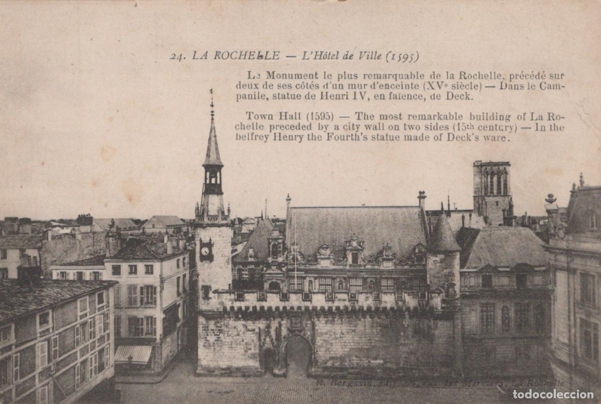 Postkarten: France La Rochelle H&ocirc;tel de Ville 1595 Architecture Historique *YAD483