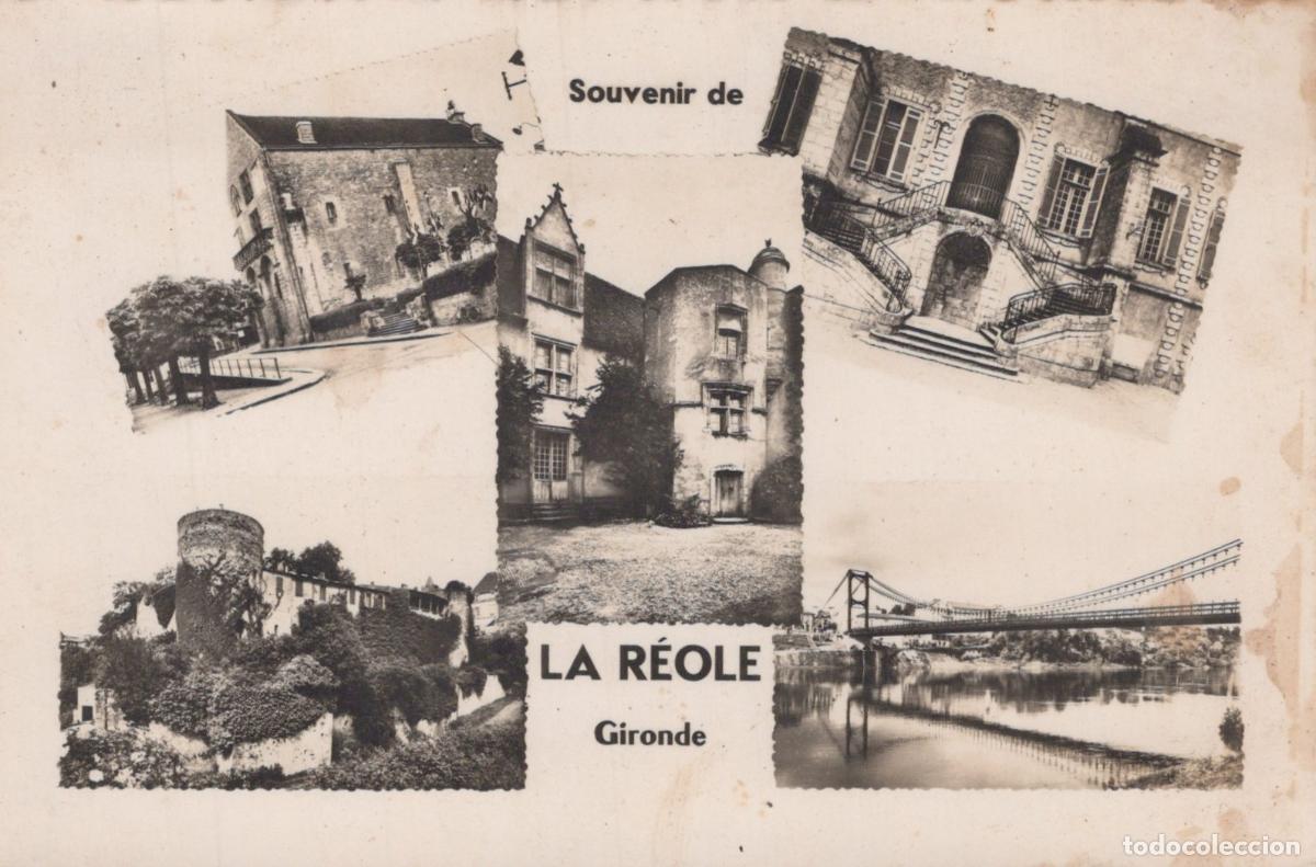 Postkarten: France La R&eacute;ole Collage Vues Architecture Pont Tour Historique *YAD582