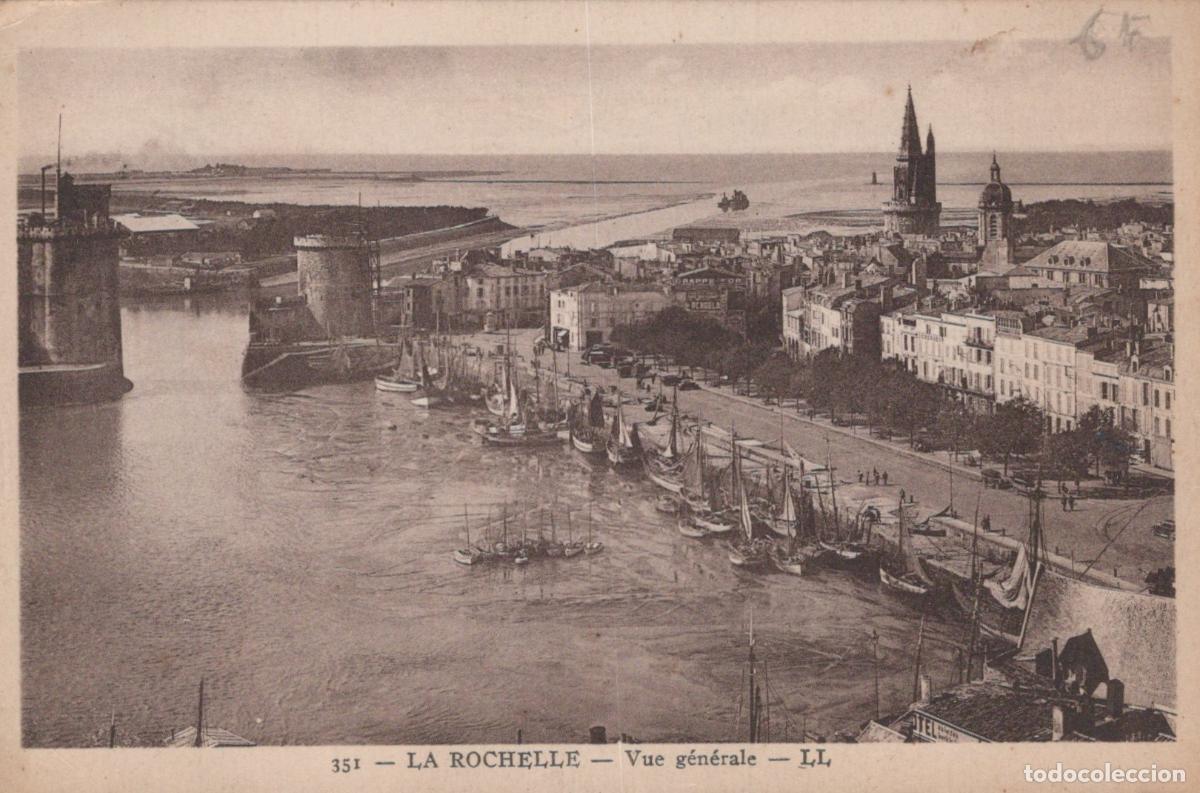 Postkarten: France La Rochelle Vue du Port et Ville Historique *YAD513