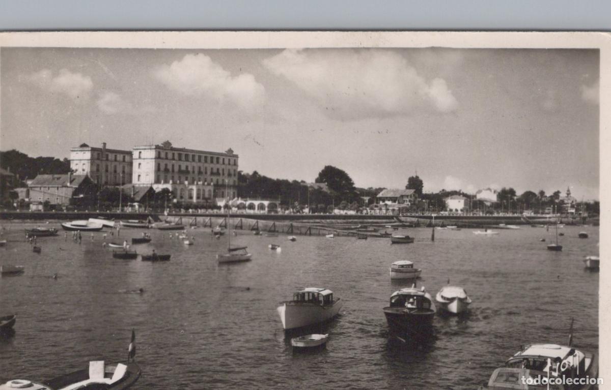 Postkarten: France Arcachon Vue du Port Grand H&ocirc;tel Bateaux *YAD602