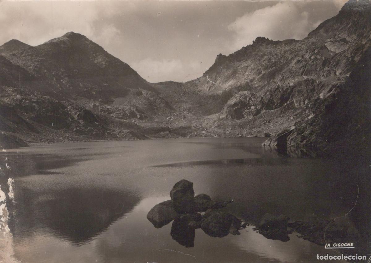 Postales: France Tende Alpes Maritimes Lac Basto et Mont B&eacute;go Real Photo Unposted *YAD662