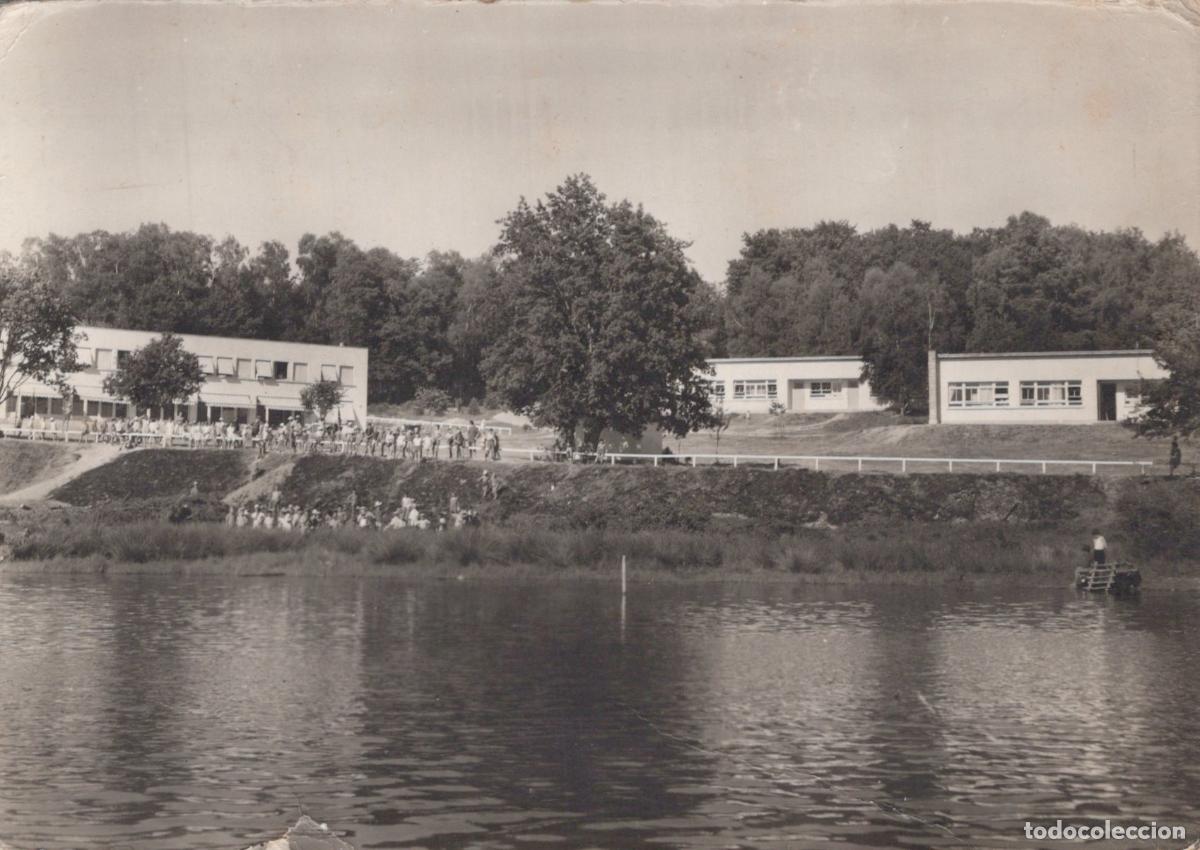 Postcards: France Neuvic D Ussel Lac et Colonie Enfants et B&acirc;timents *YAD682