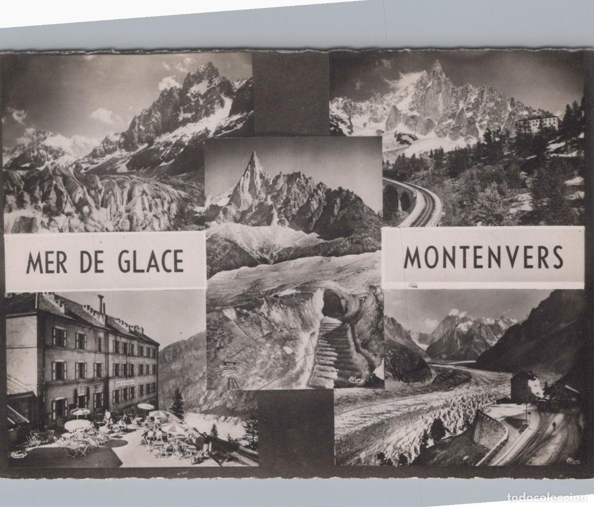 Cartes Postales: France Chamonix Montenvers Mer de Glace et Chemin de Fer Real Photo *YAD692