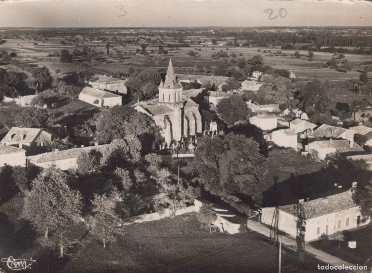 Cartes Postales: France Tugeras Vue A&eacute;rienne Village &Eacute;glise Post&eacute;e *YAD707