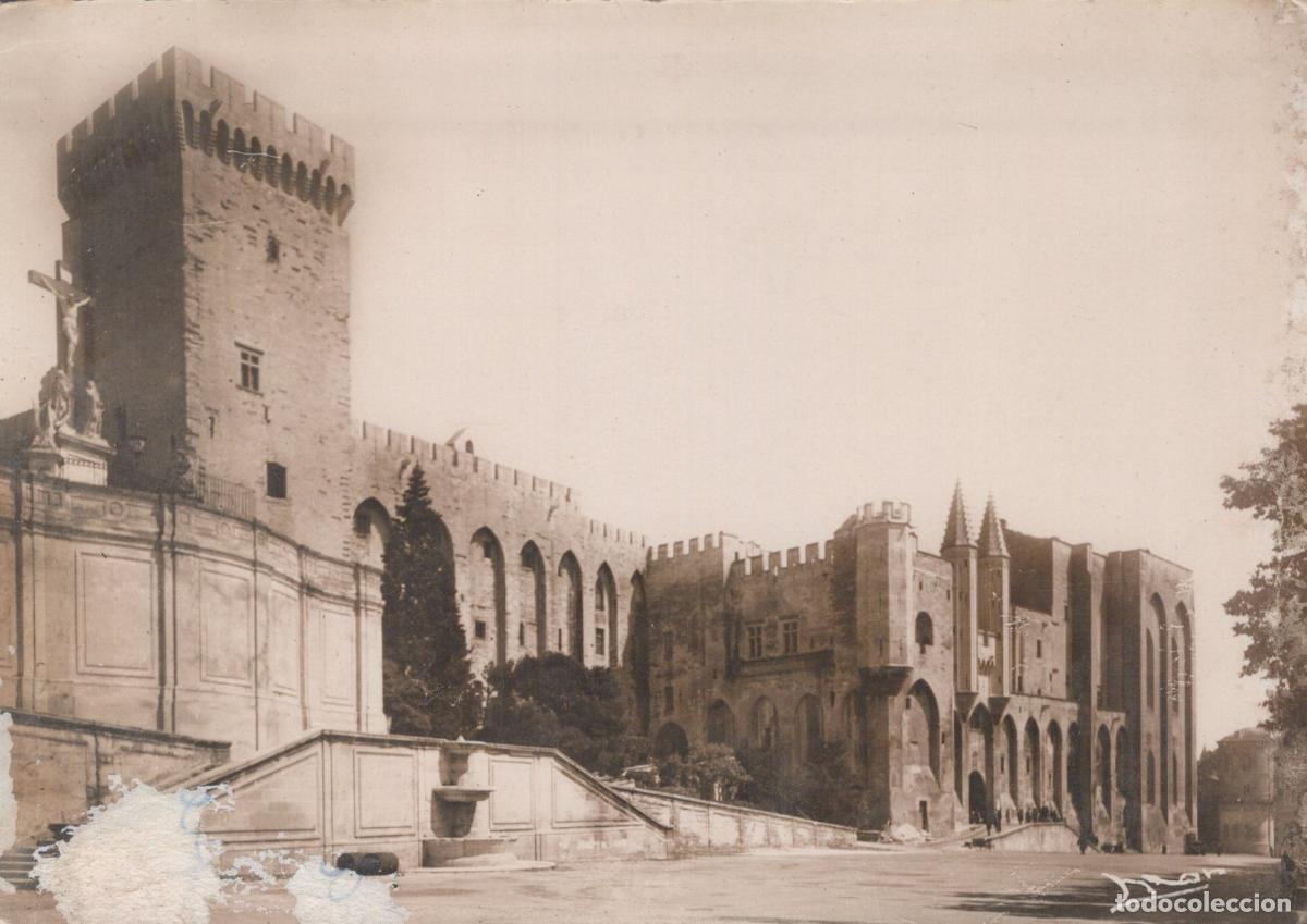 Postcards: France Avignon Palais des Papes Fa&ccedil;ade Occidentale Tour Campane Unposted *YAD728