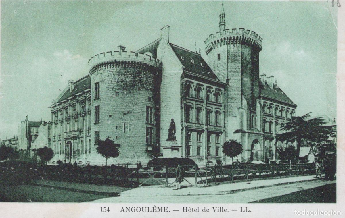 Postcards: France Angouleme H&ocirc;tel de Ville Architecture Unposted *YAD828