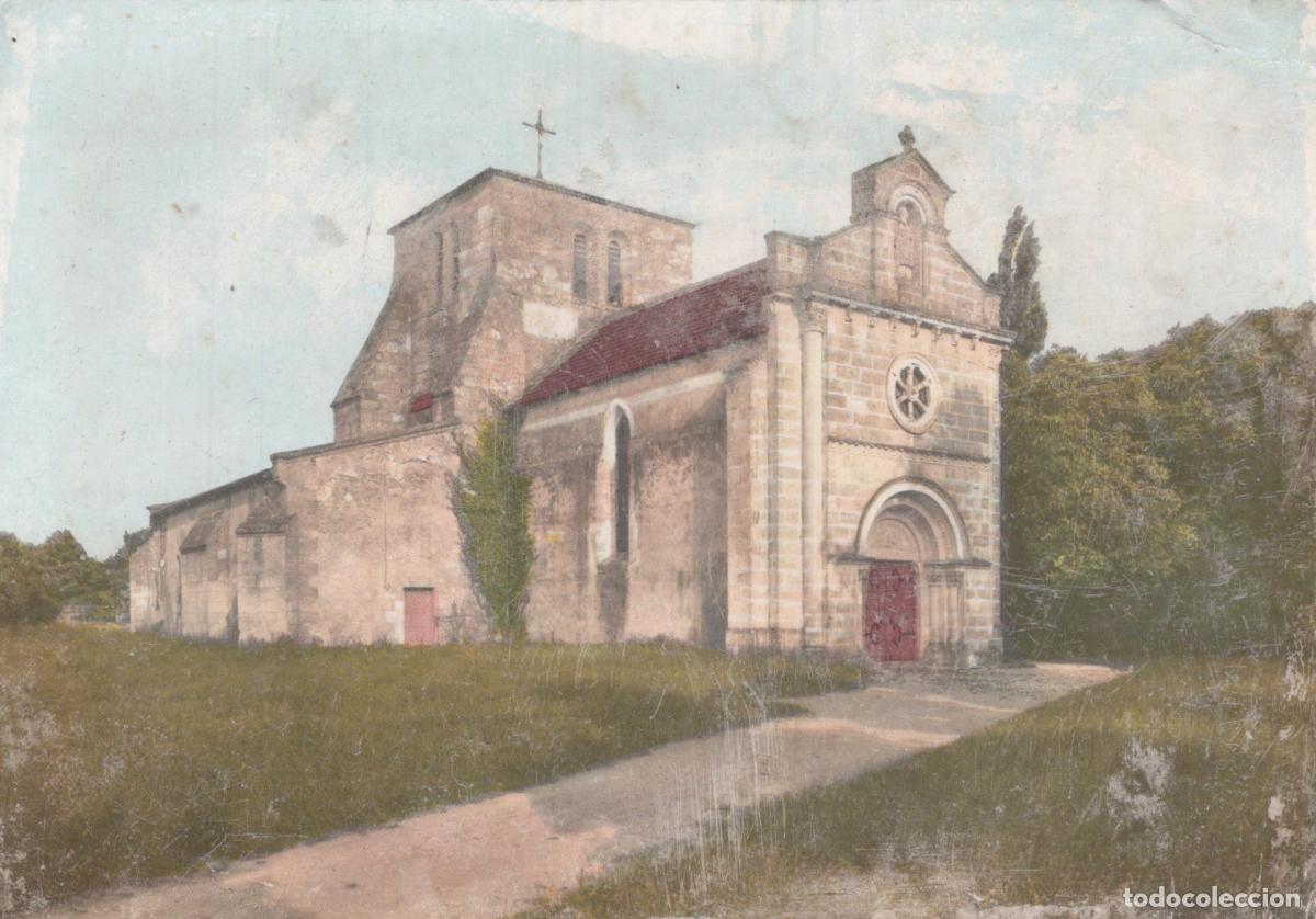 Postcards: France Laruscade &Eacute;glise Romane Architecture Real Photo Unposted *YAD759
