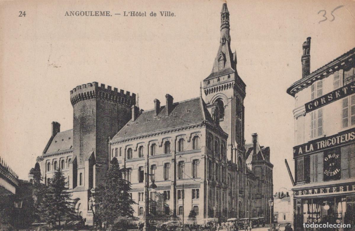 Postcards: France Angoul&ecirc;me Angouleme L H&ocirc;tel de Ville Architecture Unposted *YAD838